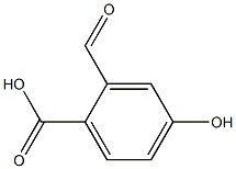 2-formyl-4-hydroxyl-benzoic acid Struktur