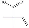 dimethylvinylacetic acid Struktur