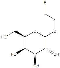 2-fluoroethyl galactopyranoside Struktur