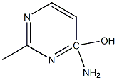 2-methyl-6-amino-6-hydroxypyrimidine Struktur