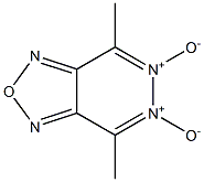 4,7-dimethyl-1,2,5-oxadiazolo(3,4-d)pyridazine 5,6-dioxide Struktur