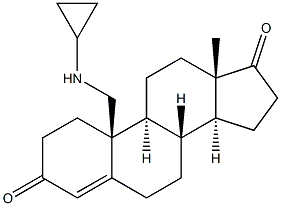 19-(cyclopropylamino)androst-4-en-3,17-dione Struktur