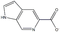 pyrrolo(2,3-c)pyridine-5-carboxylate Struktur