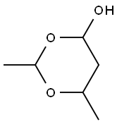 2,6-dimethyl-1,3-dioxane-4-ol Struktur