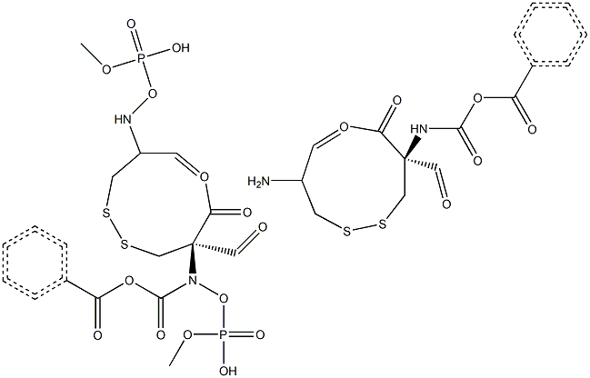 N,N'-bis(benzoyloxycarbonylcystinyl)bis(methyl phosphate) Struktur