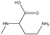 2-methylamino-4-aminobutyric acid Struktur