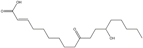 13-hydroxy-10-oxooctadecenoic acid Struktur