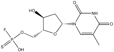 thymidine-5'-fluorothiophosphate Struktur