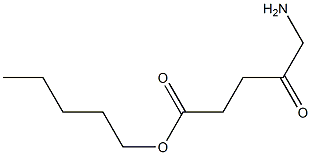 5-aminolaevulinic acid-n-pentylester Struktur