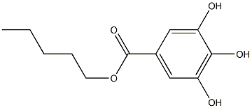 pentyl gallate Struktur