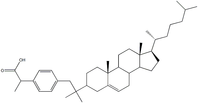 cholesteryl ibuprofen Struktur