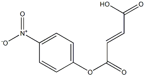 4-nitrophenyl fumarate Struktur