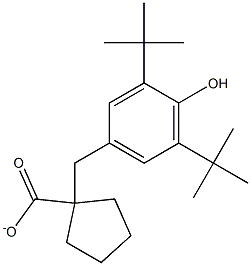 TETRAKISMETHYLENE3-(3',5'-DI-TERT-BUTYL-4'-HYDROXYLPHENYL)PROPIONATE Struktur