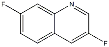 3,7-DIFLUOROQUINOLINE Struktur