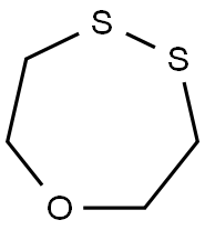 1-OXA-4,5-DITHIACYCLOHEPTANE Struktur