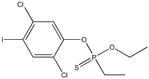 O-(2,5-DICHLORO-4-IODOPHENYL)O-ETHYLETHYLPHOSPHONOTHIONATE Struktur