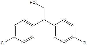 2,2-BIS(PARA-CHLOROPHENYL)ETHANOL Struktur