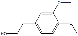 3,4-DIMETHOXYPHENYLETHANOL Struktur