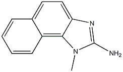 2-AMINO-1-METHYLNAPHTHO[1,2-D]IMIDAZOLE Struktur