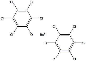 PENTACHLOROPHENOL,BARIUMSALT Struktur