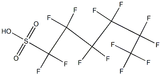 PERFLUOROHEXANESULFONICACID Struktur