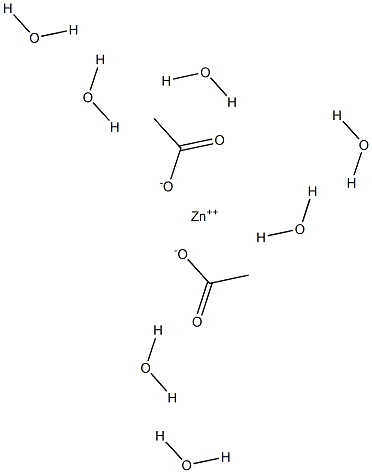 ZINCACETATEHEPTAHYDRATE Struktur