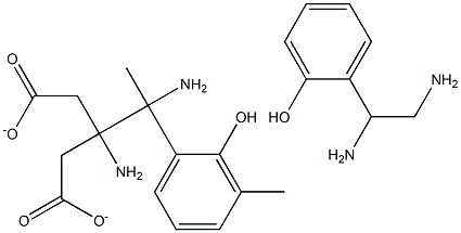 DIMETHYLDI(2-HYDROXYPHENYLETHYLENE)DIAMINEDIACETATE Struktur