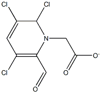 3,5,6-TRICHLORO-2-OXO-METHYL-1-PYRIDINEACETATE Struktur