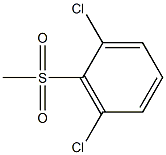 METHYLSULPHONYL-2,6-DICHLOROBENZENE Struktur