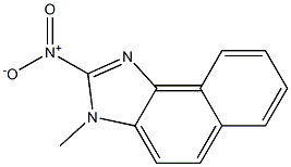 3-METHYL-2-NITRONAPHTHO(1,2-D)IMIDAZOLE Struktur