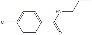 N-N-PROPYL-PARA-CHLOROBENZAMIDE Struktur