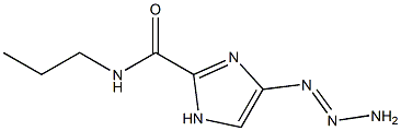 MONOPROPYL-TRIAZENOIMIDAZOLE-CARBOXAMIDE Struktur