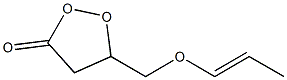 4-PROPENYLOXYMETHYL1,3,2-DIOXOLANONE Struktur