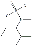 ETHYLISOPROPYLDIMETHYLPHOSPHORAMIDATE Struktur