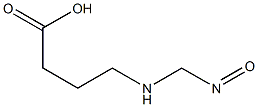 NITROSOMETHYL-3-CARBOXYPROPYLAMINE Struktur