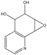 5,6-DIHYDROXY-7,8-EPOXY-5,6,7,8-TETRAHYDROQUINOLINE Struktur