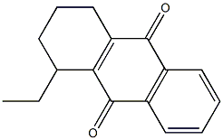 TETRAHYDRO-ETHYL-ANTHRAQUINONE Struktur