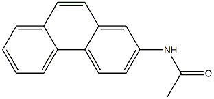 N(2-PHENANTHRYL)ACETAMIDE Struktur