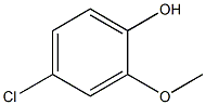 PHENOL,2-METHOXY-4-CHLORO- Struktur