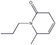 N-PROPYL-6-METHYL-3,6-DIHYDRO-2-PYRIDONE Struktur