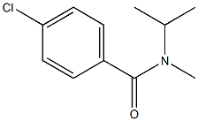 N-ISOPROPYL-N-METHYL-PARA-CHLOROBENZAMIDE Struktur