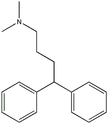 N,N-DIMETHYL-1-AMINO-4,4-DIPHENYLBUTANE Struktur