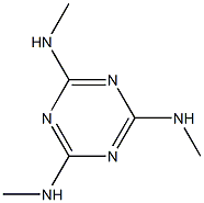 N2,N4,N6-TRIMETHYLMELAMINE Struktur