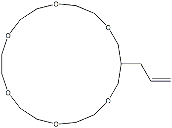 18-prop-2-enyl-1,4,7,10,13,16-hexaoxacyclononadecane Struktur