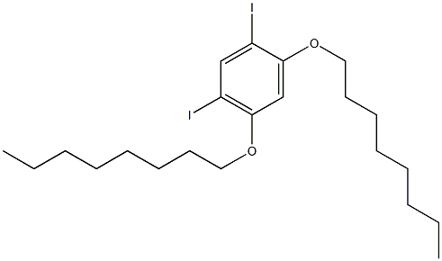 1,5-DIIODO-2,4-(DIOCTYLOXY)BENZENE Struktur