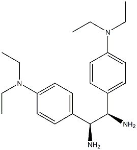 MESO-1,2-BIS[4-(DIETHYLAMINO)PHENYL]ETHANE-1,2-DIAMINE Struktur