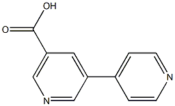 5-(Pyridin-4-yl)-nicotinic acid Struktur