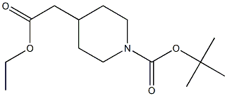 1-boc-4-piperidine Acetate Ethyl Ester Struktur