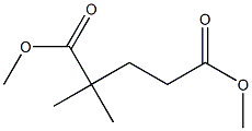 dimethyl 2,2-dimethylpentanedioate Struktur