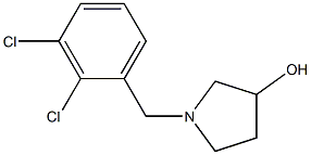 1-(2,3-dichlorobenzyl)pyrrolidin-3-ol Struktur